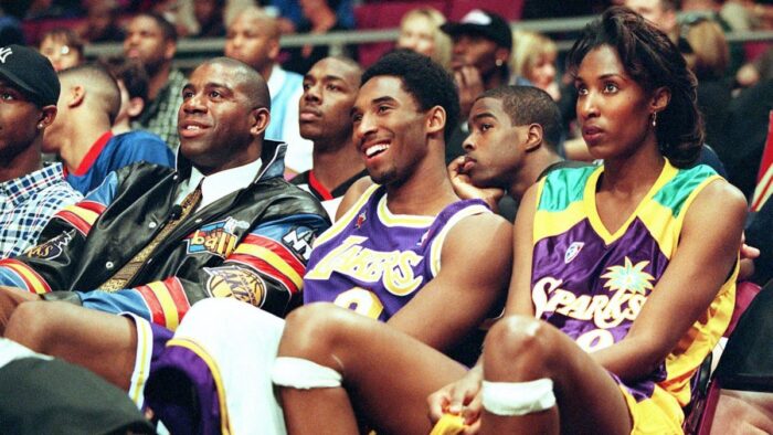 Magic Johnson, Kobe Bryant et Lisa Leslie