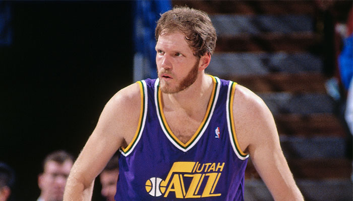 Mark Eaton sous le maillot du Utah Jazz