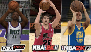 NBA – Quel joueur a la meilleure note à 3-points dans chaque 2K ?