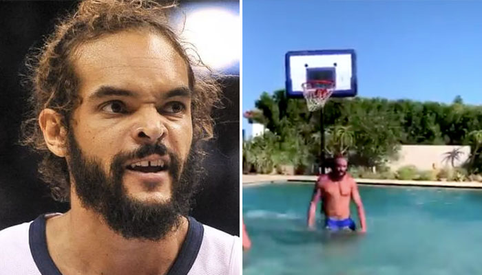 Joakim Noah Clippers entrainement piscine