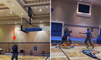 NBA – Luka Doncic sort encore un trick shot… et fait danser son coach ! Luka Doncic trick shot nba