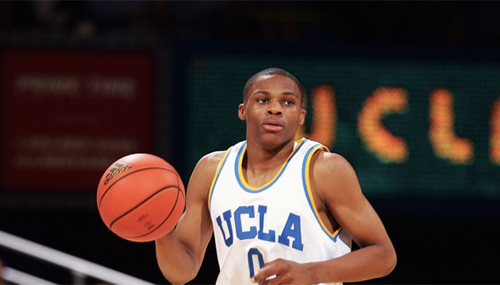 Russell Westbrook sous le maillot de UCLA avant sa draft NBA par les Seattle Supersonics