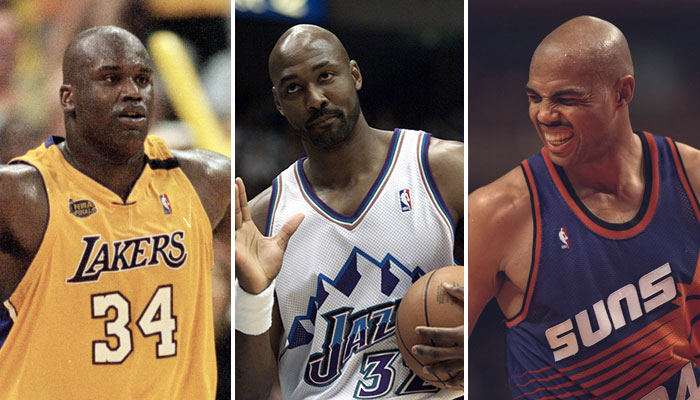 Shaquille O’Neal, Karl Malone et Charles Barkley