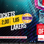 NBA – 4 paris à tenter sur Lakers vs. Rockets, jackpot de 650€ sur le pari fun !