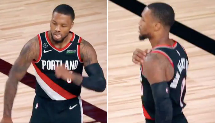 Damian Lillard a dansé en plein match face aux Lakers