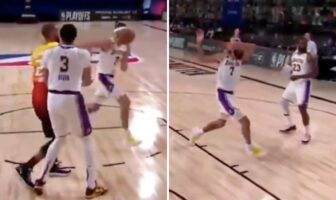NBA – Rudy Gobert décapite JaVale McGee sur une mauvaise passe Rudy Gobert a failli décapiter JaVale McGee sur une mauvaise passe
