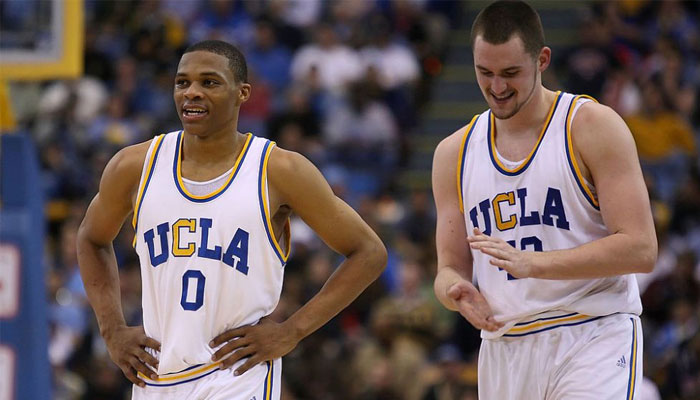 Kevin Love et Russell Westbrook à UCLA en NCAA