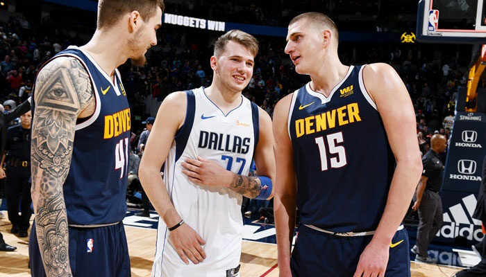 uka Doncic et Nikola Jokic rigolent NBA