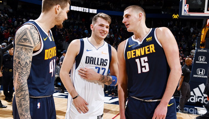 uka Doncic et Nikola Jokic rigolent NBA