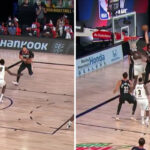 NBA – Bol Bol se mange son premier poster en pleine face !