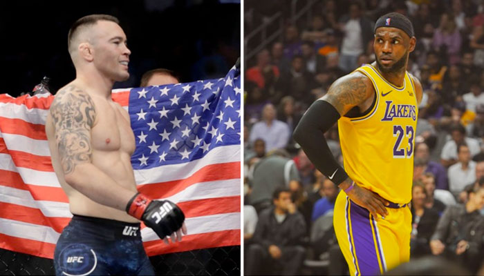 Colby Covington tacle LeBron James NBA