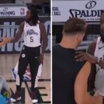 NBA – Montrezl Harrell vient voir Luka Doncic avant le match