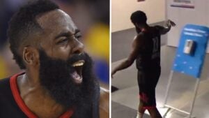 NBA – James Harden rentre dans l’histoire par le mauvais côté et rage dans le couloir