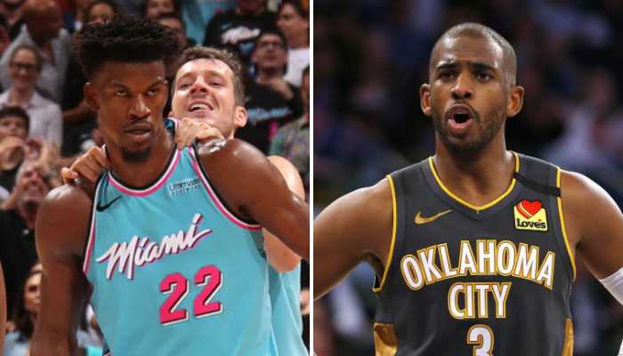 Jimmy Butler menace Chris Paul après son geste polémique NBA