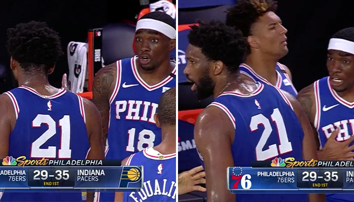 Mots échangés entre Joel Embiid et Shake Milton-NBA