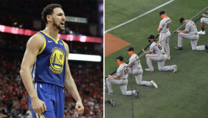 NBA – Klay Thompson dégomme un joueur de MLB qui refuse de s’agenouiller