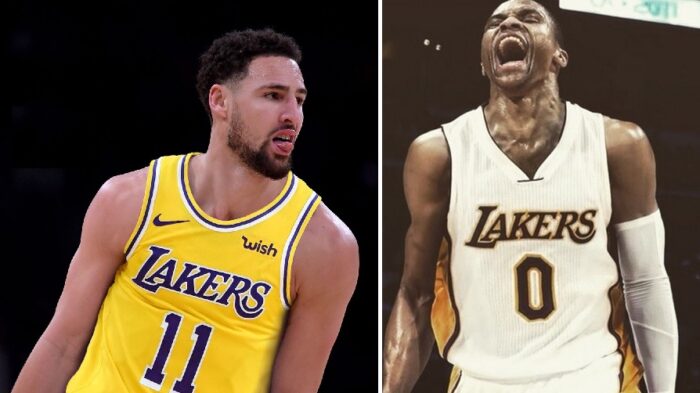 Klay Thompson et Russell Westbrook... sous le maillot des Lakers