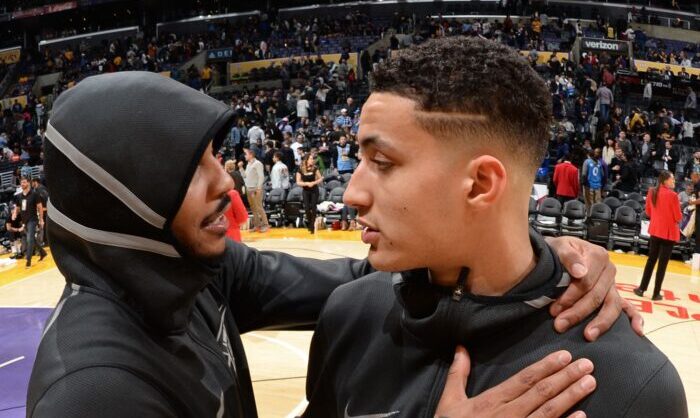 Kyle Kuzma et Carmelo Anthony