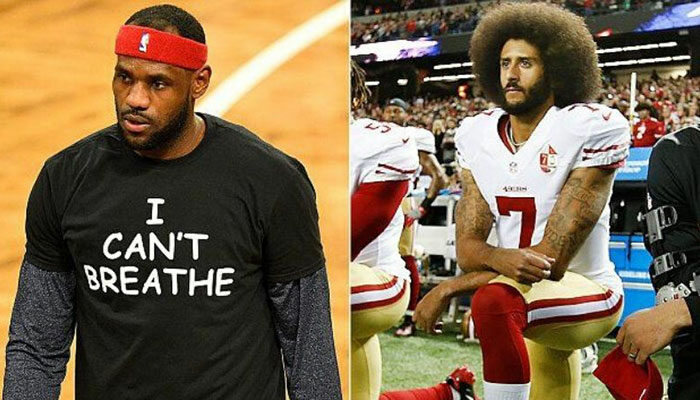 LeBron James répond à un message envoyé par Colin Kaepernick