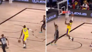 NBA – Le gros moment de solitude de LeBron face aux Kings