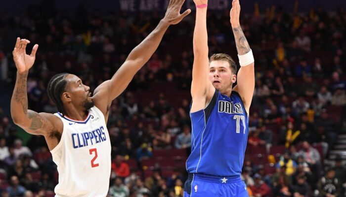 Kawhi Leonard et Luka Doncic