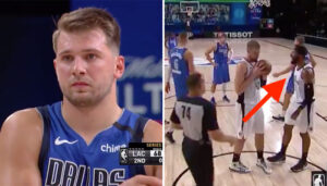 NBA – Marcus Morris provoque Luka Doncic sur la ligne des lancers !