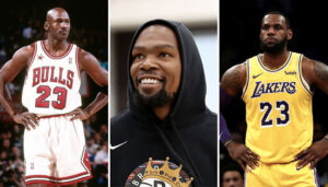 NBA – Kevin Durant obligé de trancher entre MJ et LeBron devant les caméras