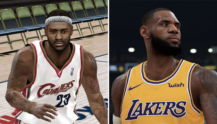 NBA 2K notes stars rookie LeBron james