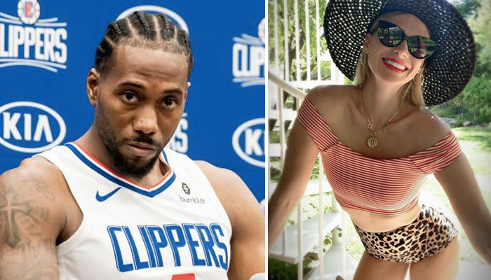 NBA Kawhi Leonard January Jones mannequin