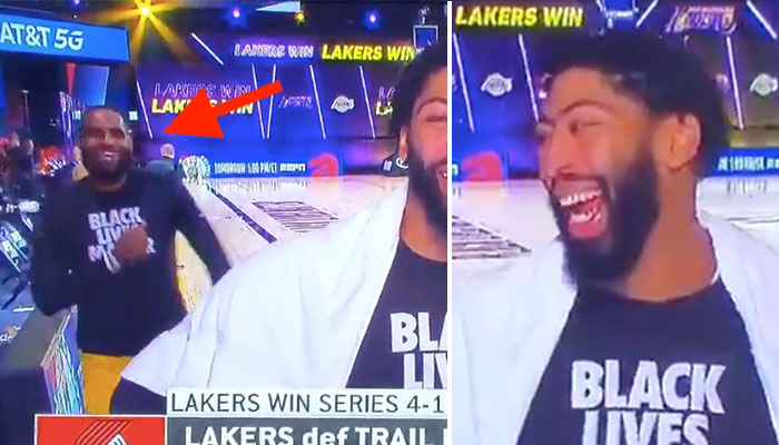 LeBron James troll Anthony Davis Lakers NBA