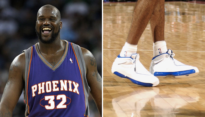 NBA Shaquille O'Neal chaussure coéquipier-pipi