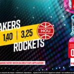 NBA – 3 paris à tenter pour Rockets vs. Lakers, jusqu’à 250€ à gagner !