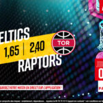 NBA – 4 paris à tenter pour Raptors vs. Celtics, jusqu’à 390€ à gagner !
