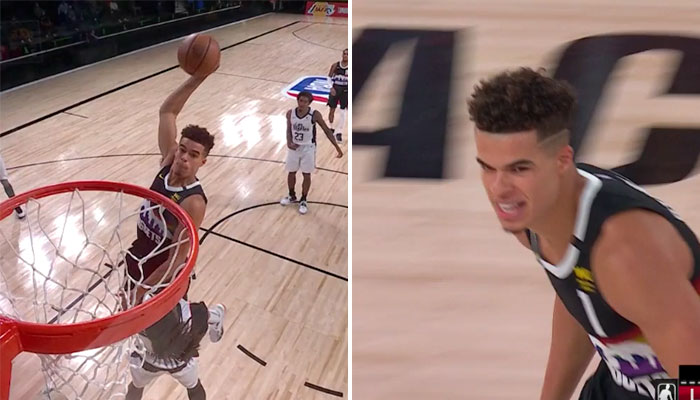 Le poster de Michael Porter Jr sur Montrezl Harrell NBA