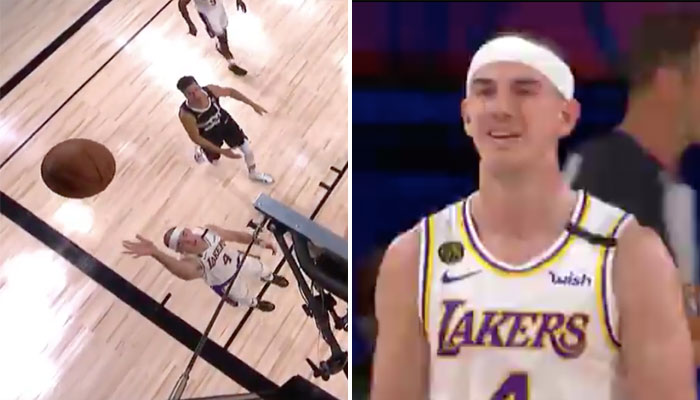 Alex Caruso a raté un incroyable floater NBA