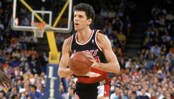 Drazen Petrovic sous le maillot des Blazers