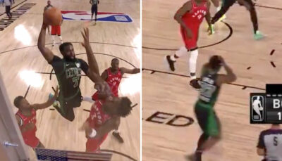 NBA – Jaylen Brown explose OG Anunoby sur un gros poster !