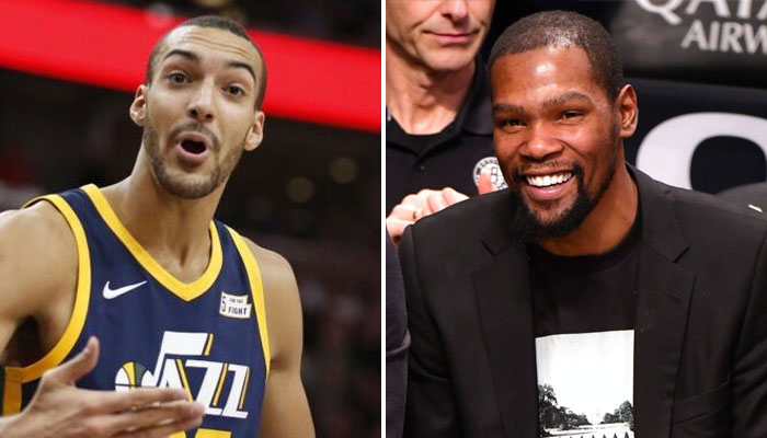 Kevin Durant a visiblement lâché un gros tacle à Rudy Gobert