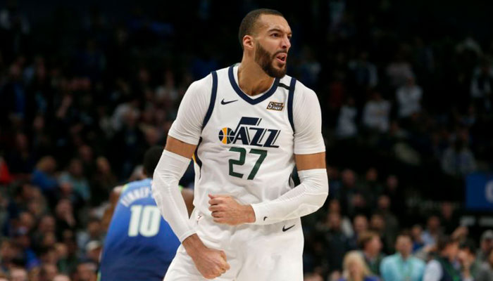 Rudy Gobert sous le maillot du Jazz