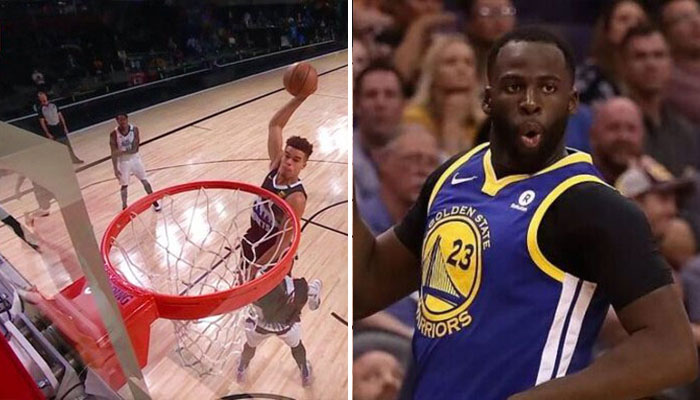 Draymond Green réagit au dunk monstrueux de Michael Porter Jr