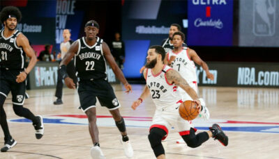 NBA – Le méchant tacle de Fred VanVleet en direction des Nets