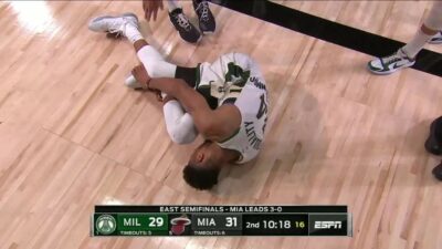 NBA – Après un départ tonitruant, Giannis quitte les Bucks sur blessure
