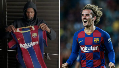 NBA – Kevin Durant annonce le nouveau numéro de Griezmann au Barca !