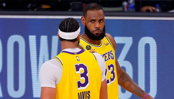 LeBron James et Anthony Davis NBA