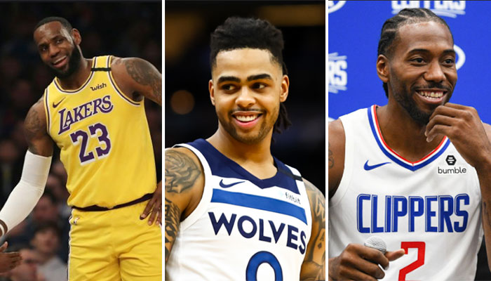 L'idée tarée de D'Angelo Russell pour les Lakers et les Clippers NBA