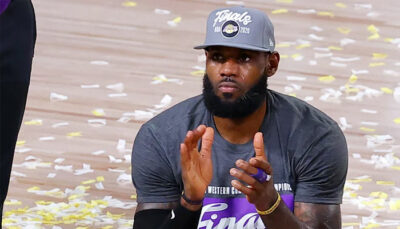 NBA – La superbe séquence entre LeBron et un Nugget après le sacre des Lakers