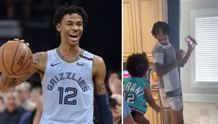 Ja Morant rookie de l'année 2020 danse