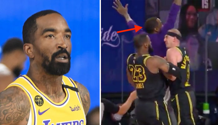 JR Smith epic fail lakers LeBron james alex caruso