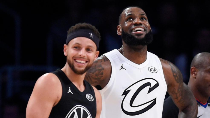 Stephen Curry et LeBron James