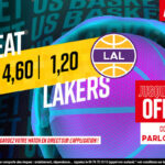 NBA – 3 paris à tenter pour Heat vs. Lakers, jusqu’à 460€ à gagner !